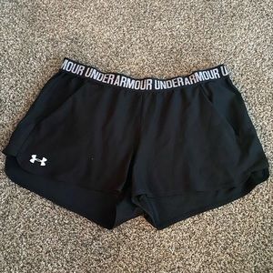 black under armor shorts
